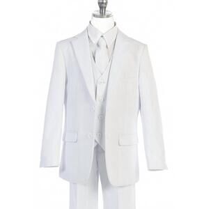 NEW BIJAN KIDS boy's communion suit in white